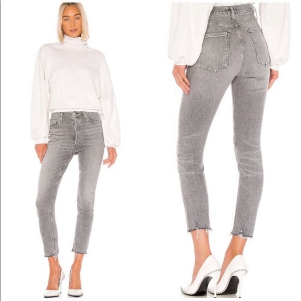 AGOLDE Nico High Rise Slim jeans in Risk